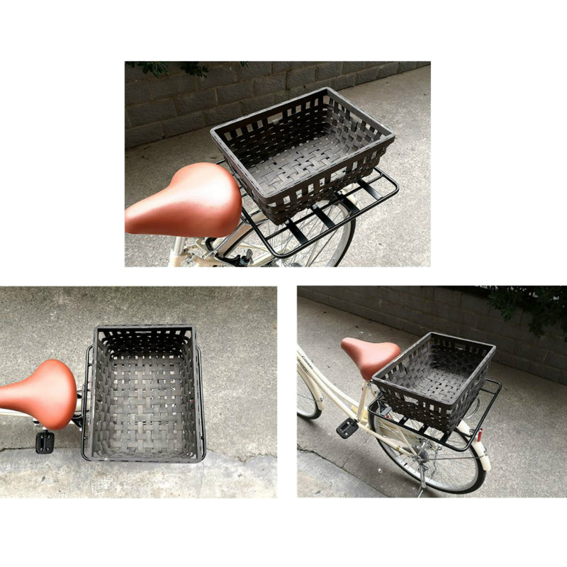 Platine de porte-bagages alu noir 40 x 40 cm avec fixations – vue 5