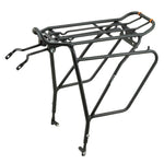 Porte-bagages arrière Ibera Touring Plus alu noir réglable 26" à 29"