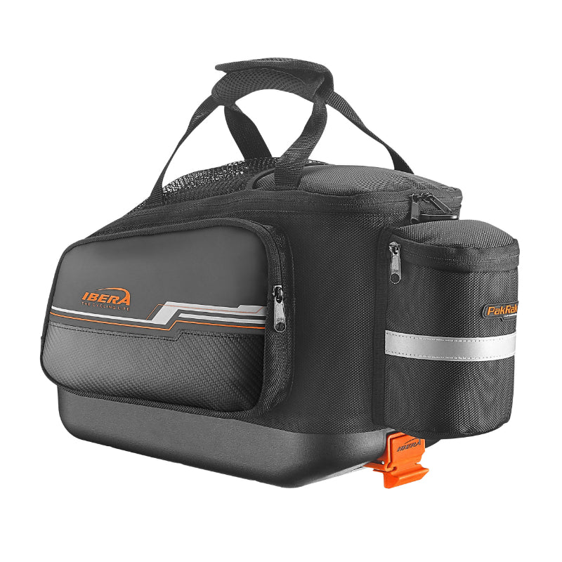 Sacoche arrière Ibera Commuter Bag 17 L noire système Pakrak
