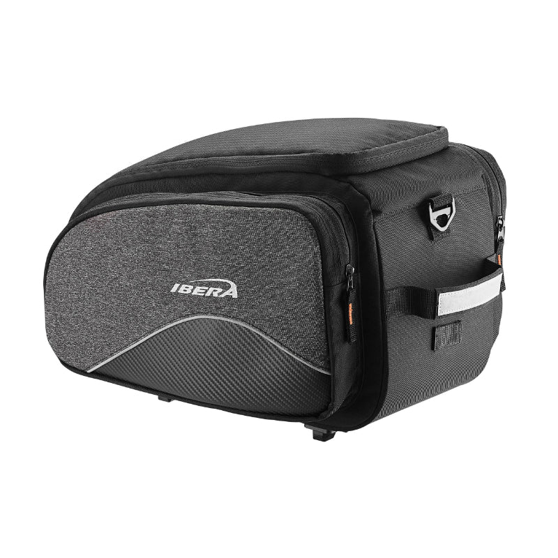 Sacoche arrière Ibera Commuter Bag 15 L noire système MIK – vue 2