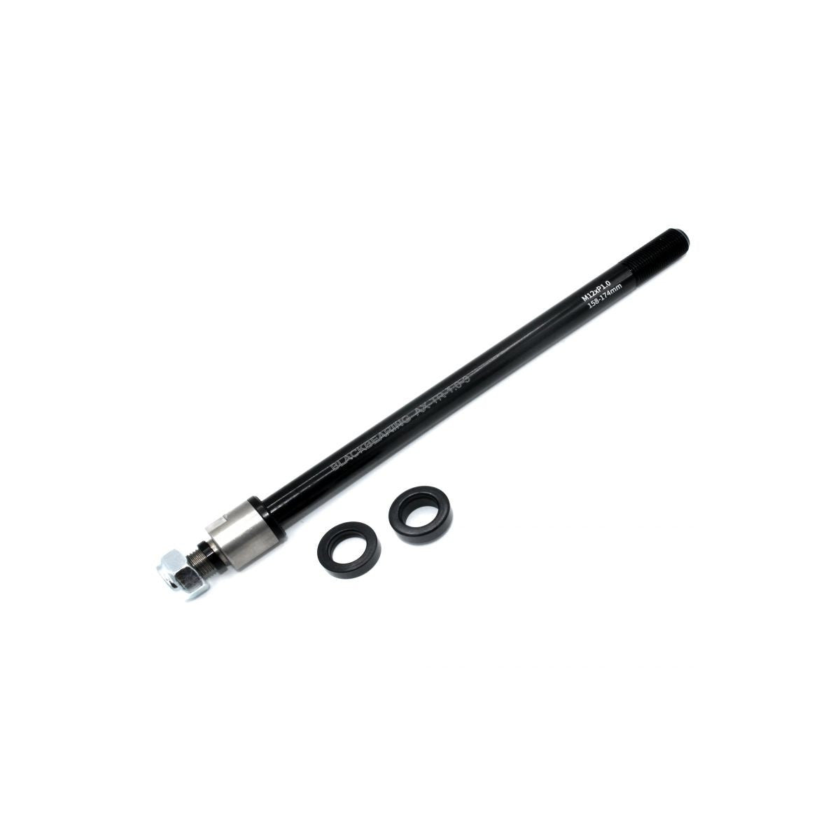 Axe de roue pour remorque 12 mm BLACKBEARING – TR-1.0-3 – M12 x 1 – 158 à 170 mm