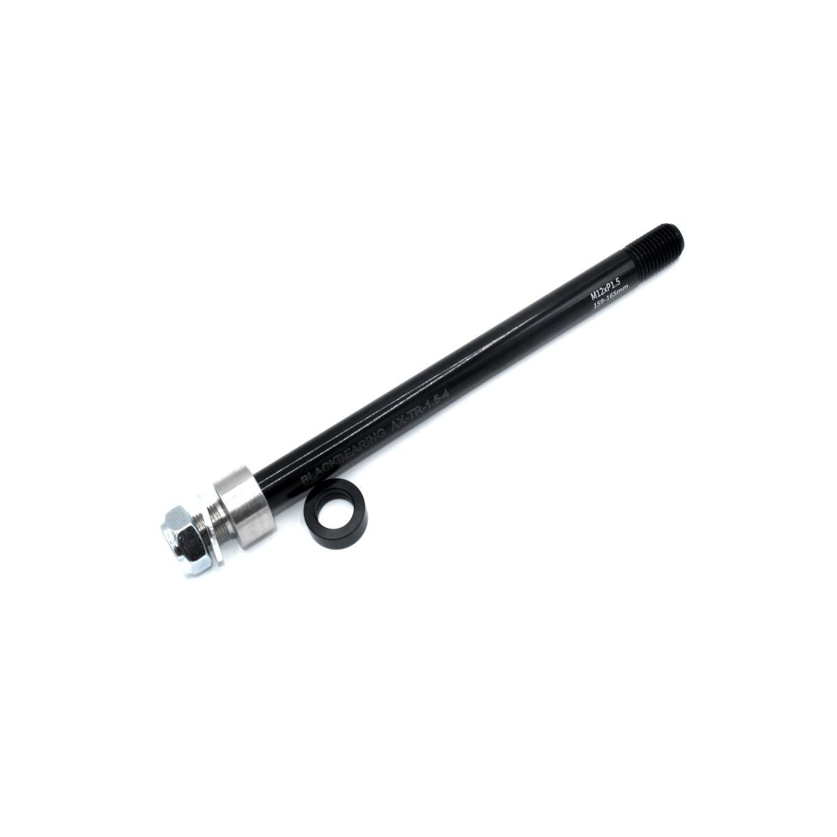 Axe de roue pour remorque 12 mm BLACKBEARING – TR-1.5-4 – M12 x 1,5 – 157 à 165 mm