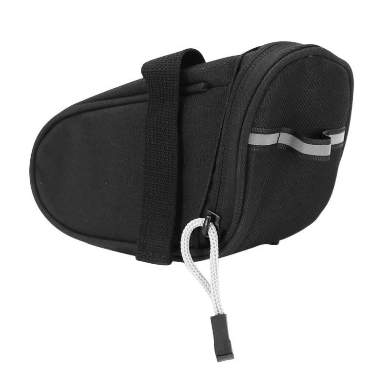Sacoche de selle medium noire fixation velcro 15 x 6 x 6,5 cm – vue 3