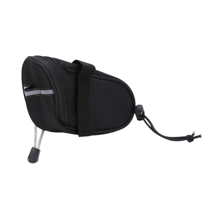 Sacoche de selle medium noire fixation velcro 15 x 6 x 6,5 cm – vue 2