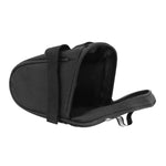 Sacoche de selle medium noire fixation velcro 15 x 6 x 6,5 cm