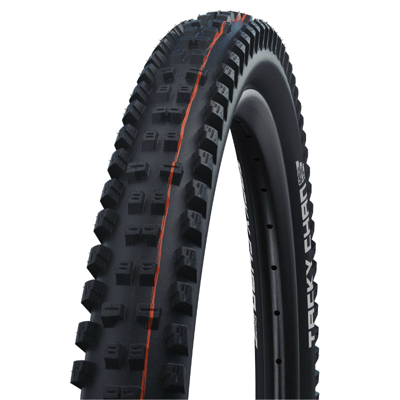 Pneu VTT gravity-VAE Schwalbe Tacky Chan Super Gravity Soft noir tringle souple tubeless ready – 27,5 x 2,40 (62-584)