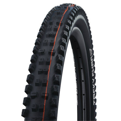 Pneu VTT gravity-VAE Schwalbe Tacky Chan Super Gravity Soft noir tringle souple tubeless ready – 27,5 x 2,40 (62-584)