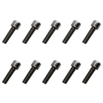 Vis de potence tête conique M5 x 18 chromées (lot de 10)