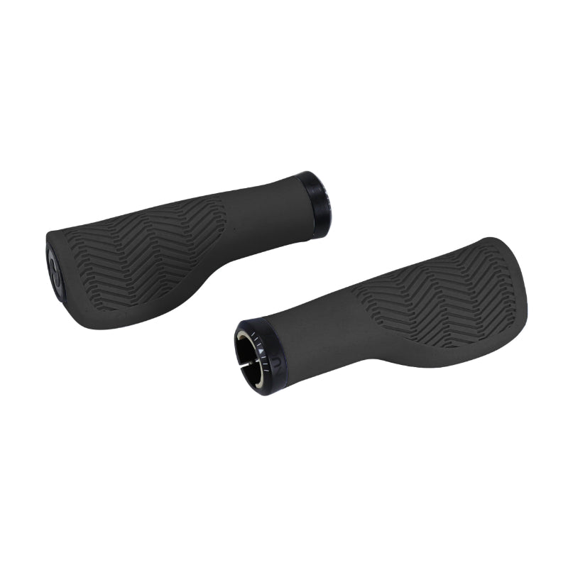 Poignées ergonomiques city Herrmans Nucore Town Lock-On 130 mm (paire) – Noir