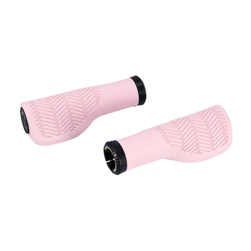 Poignées ergonomiques city Herrmans Nucore Town Lock-On 130 mm (paire) – Rose clair