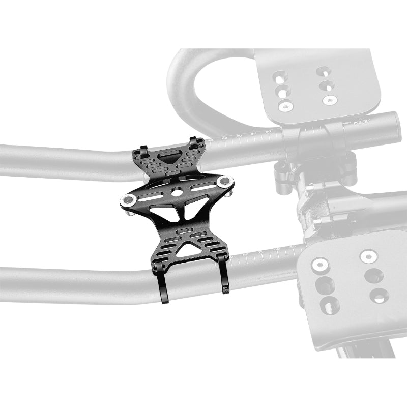 Support porte-bidon pour prolongateur de triathlon alu noir – vue 3