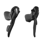 Leviers-manettes route Sunrace alu noir compatible Shimano (paire) – 8 v double