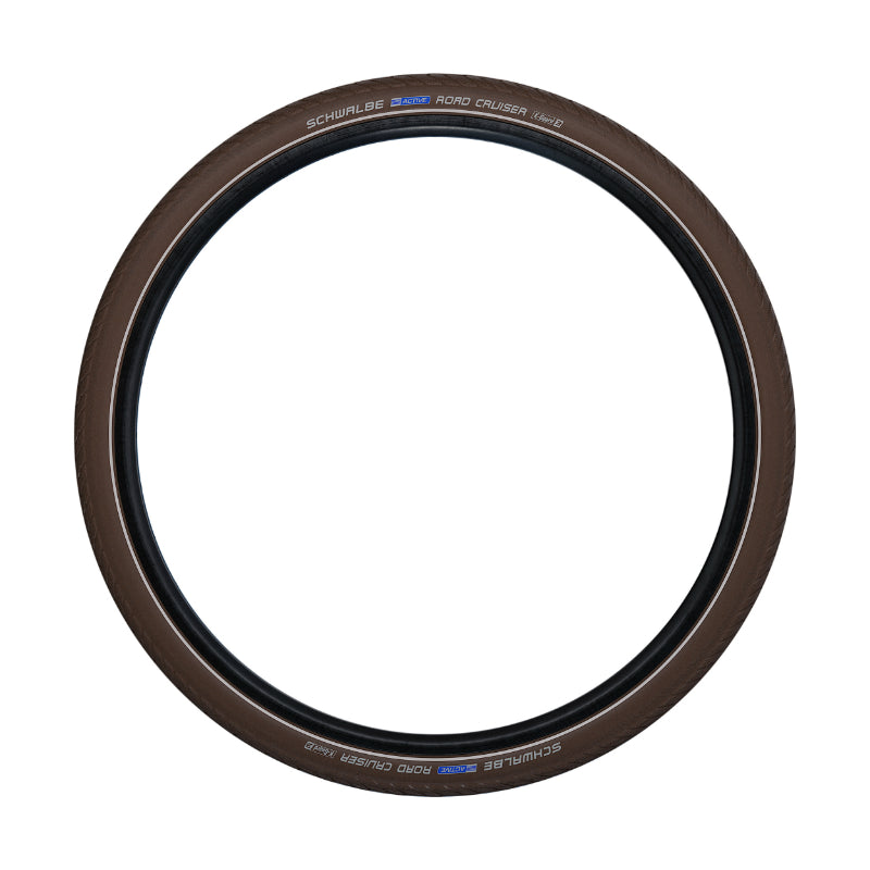 Pneu VTT urbain Schwalbe Road Cruiser HS484 marron tringle rigide – 26 x 1,75 (47-559)