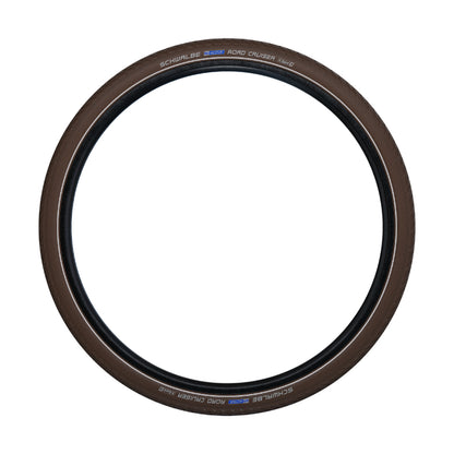 Pneu VTT urbain Schwalbe Road Cruiser HS484 marron tringle rigide – 26 x 1,75 (47-559)