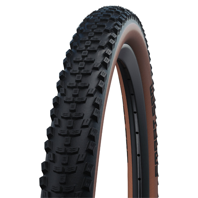 Pneu VTT Schwalbe Smart Sam Addix Performance noir-beige tringle rigide – 27,5 x 2,25 (57-584)