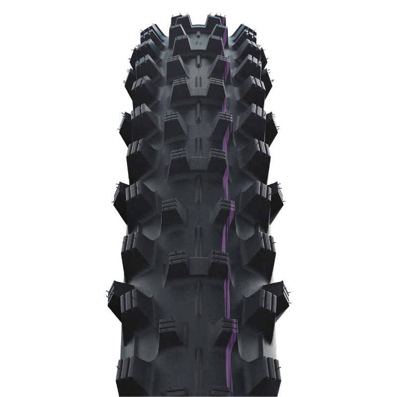 Pneu VTT Schwalbe Dirty Dan Super Downhill Addix Ultrasoft noir tringle rigide tubeless ready – 29 x 2,35 (60-622) – vue 3