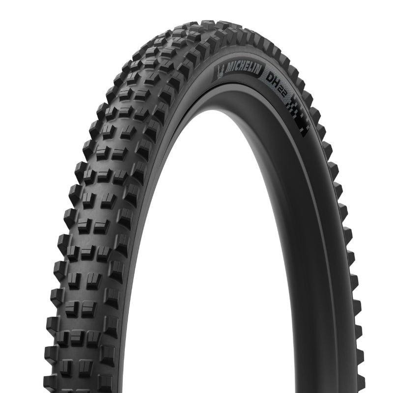 Pneu VTT gravity Michelin DH22 noir tringle souple tubeless ready – 29 x 2,40 (61-622) – stickers dark