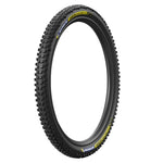 Pneu VTT gravity Michelin Wild Enduro Mh Racing Line noir tringle souple tubeless ready – 27,5 x 2,50 (63-584) – stickers bleu-jaune