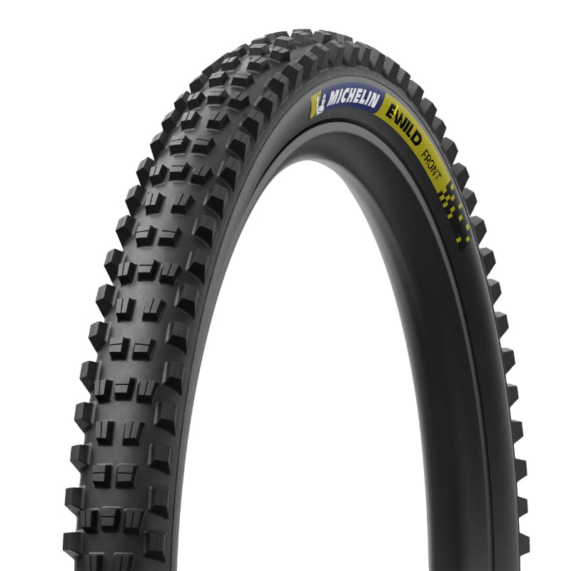 Pneu VTT gravity-VAE Michelin E-Wild Front Racing Line noir tringle souple tubeless ready – 29 x 2,60 (65-622)
