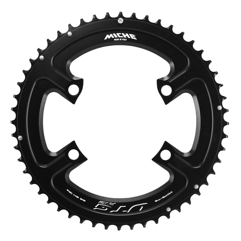 Plateau route Miche 110 mm 4 branches pour Shimano 105 R7100 et Ultegra R8100 12 v – 52 extérieur