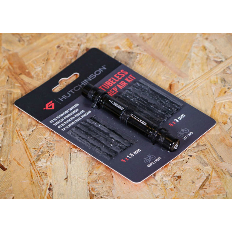Kit de réparation tubeless Hutchinson à mèches capsule alu route-VTT