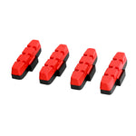 Patins de frein VTT pour Magura hydraulique rouges (2 paires)