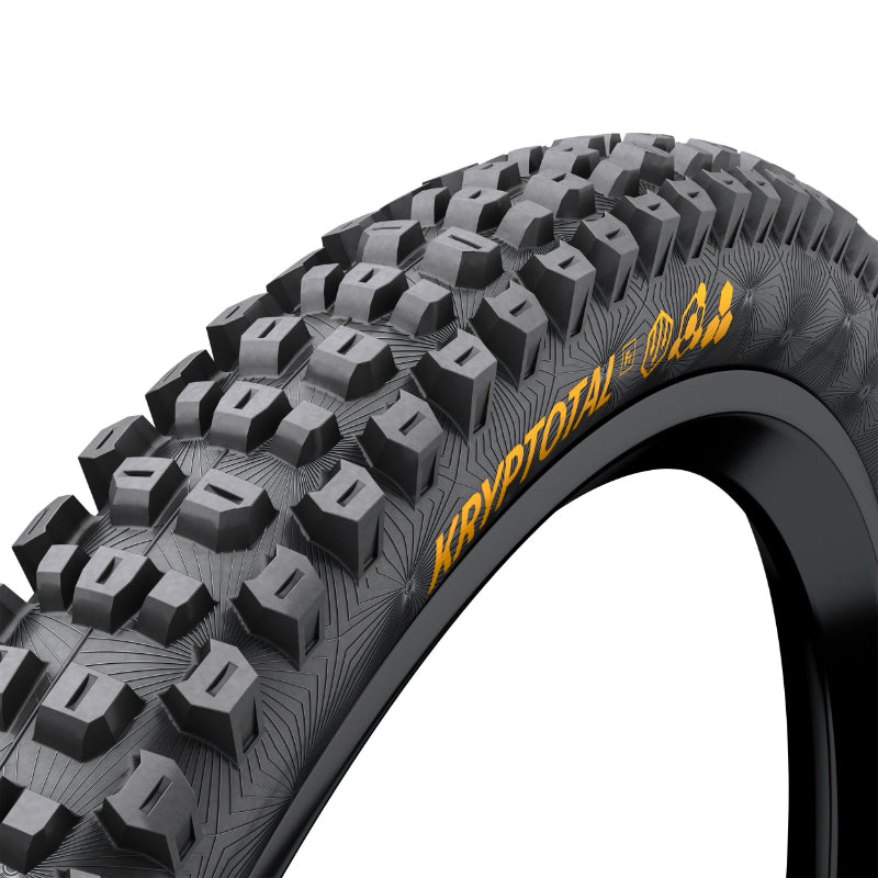 Pneu VTT gravity Continental Kryptotal Downhill Super Soft Front noir tringle souple tubeless ready – 29 x 2,40 (60-622) – vue 2