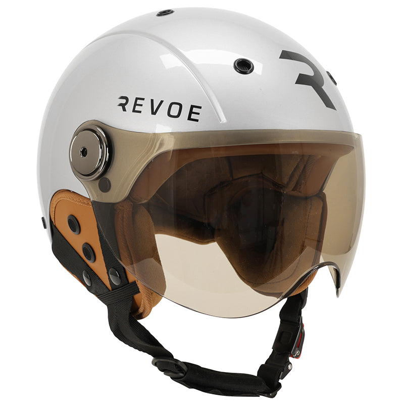Casque urbain Revoe Premium écran réglable – Gris silver 59-60