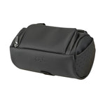 Sacoche de cintre GES Gorla cylindrique noire cuir synthétique 3 L