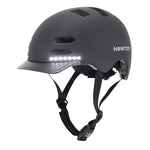 Casque vélo urbain Newton V3 noir mat avec éclairage avant-arrière – 55-58
