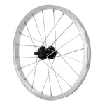 Roue avant city 16 x 1.75 jante alu moyeu acier noir 85 mm