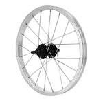 Roue arrière city 16 x 1.75 jante alu moyeu acier noir 100 mm roue libre 1 vitesse