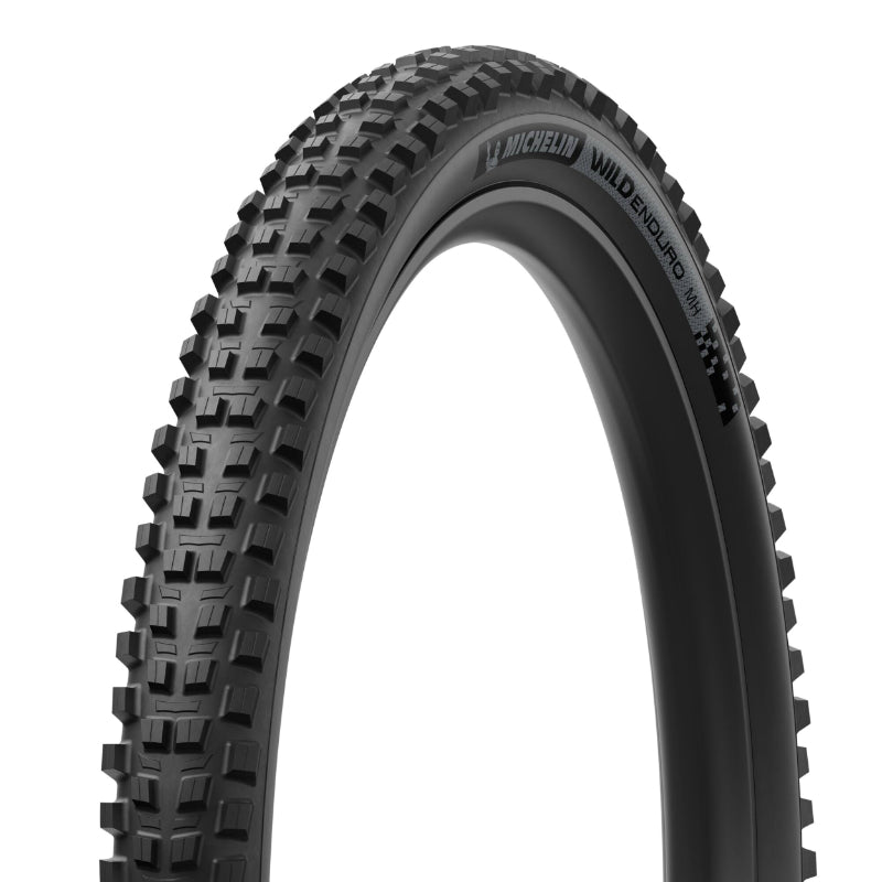 Pneu VTT gravity Michelin Wild Enduro Ms Racing Line noir tringle souple tubeless ready – 27,5 x 2,40 (61-584) – stickers dark