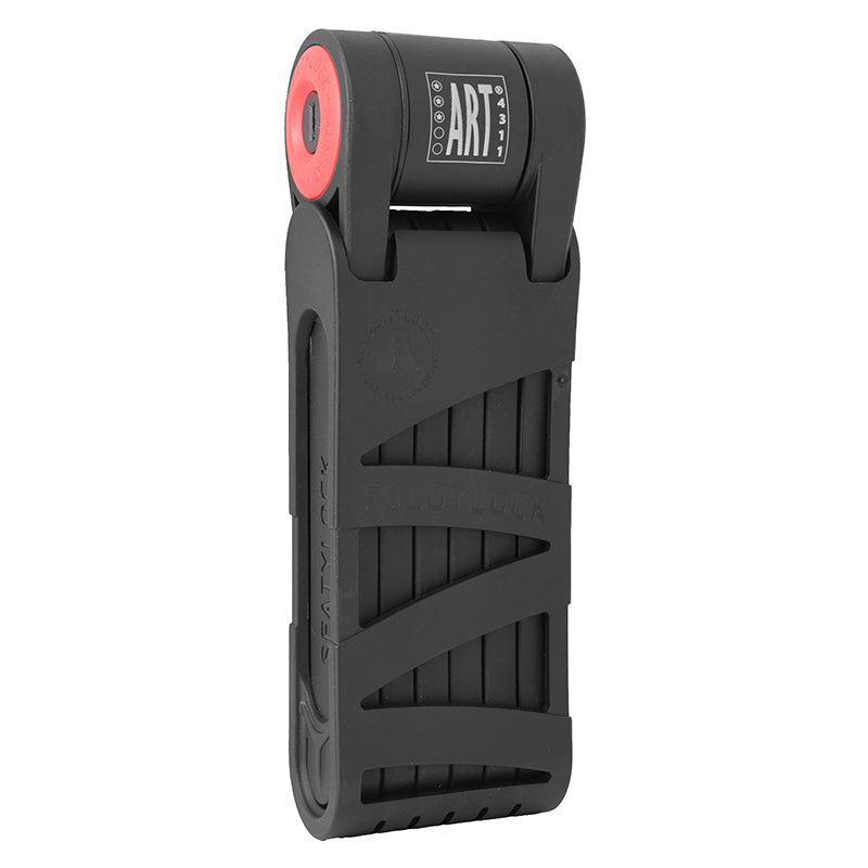 Antivol pliant à clé Seatylock Forever 90 cm noir-rouge