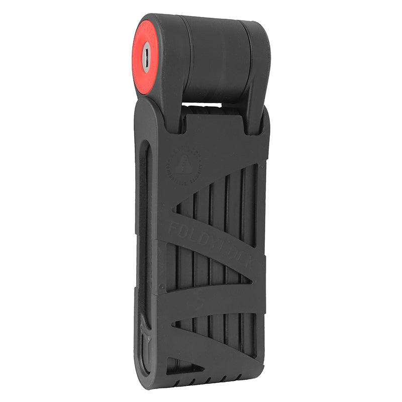 Antivol pliant à clé Seatylock Mini 75 cm noir-rouge