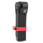 Antivol pliant à clé Seatylock Elite 110 cm noir-rouge – vue 2