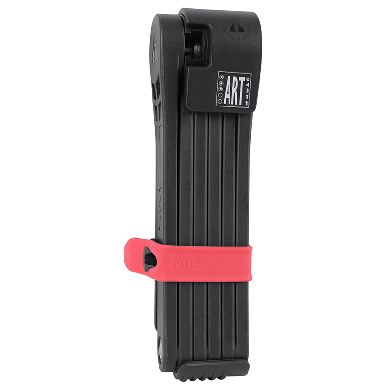 Antivol pliant à clé Seatylock Elite 110 cm noir-rouge – vue 4