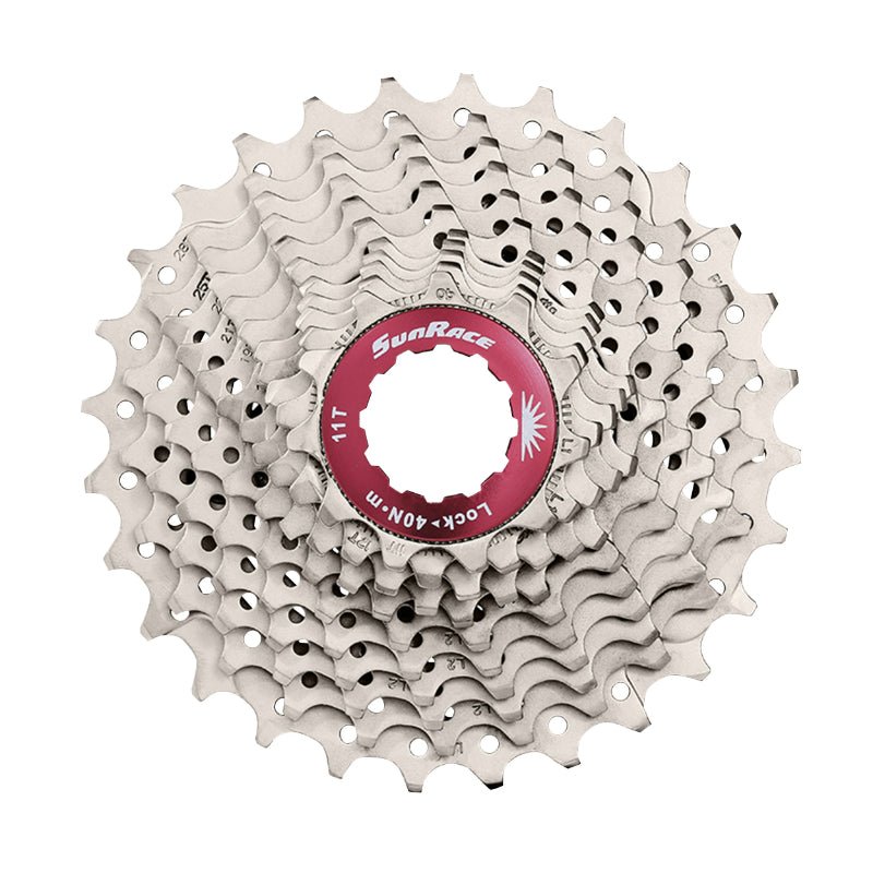 Cassette route-gravel Sunrace RX1 11 vitesses argent compatible Shimano – 11-36