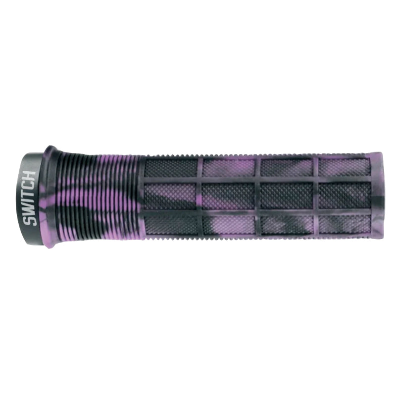 Poignées VTT Switch Supergrip Lock-On (paire) – Smoke violet