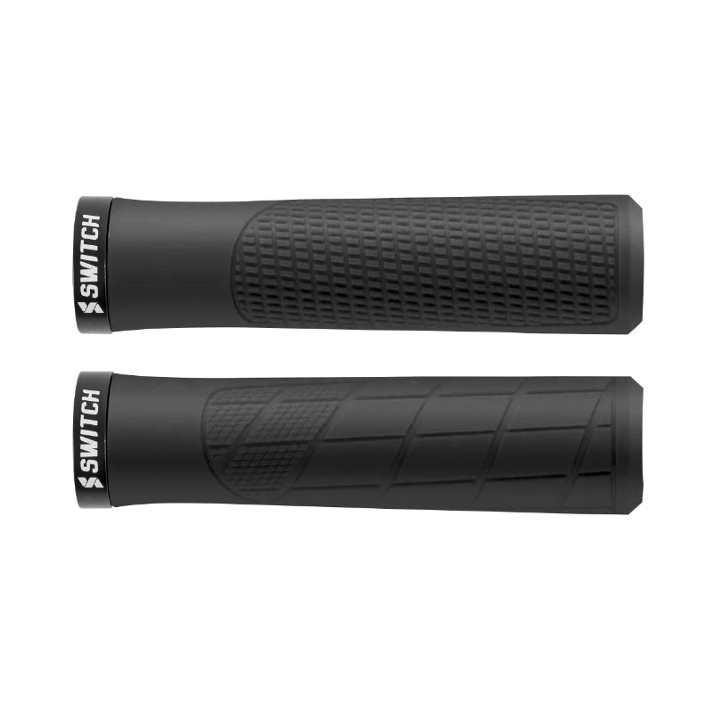 Poignées VTT Switch King Lock-On noires 34 mm (paire)
