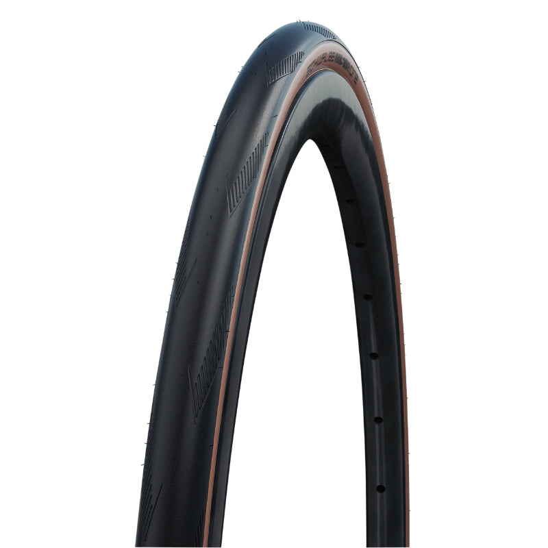 Pneu route Schwalbe One Raceguard noir-beige tringle souple – 700 x 30 (30-622)