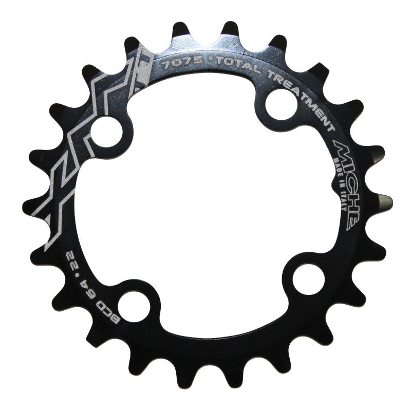 Plateau VTT Miche 64 mm 4 branches intérieur noir – 22