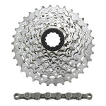 Pack cassette Sunrace M96 9 vitesses 11-34 et chaîne CNM94 116 maillons