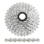 Pack cassette Sunrace M66 8 vitesses 11-32 et chaîne CNM84 116 maillons