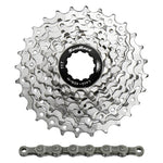 Pack cassette Sunrace R91 9 vitesses 11-28 et chaîne CNM94 116 maillons