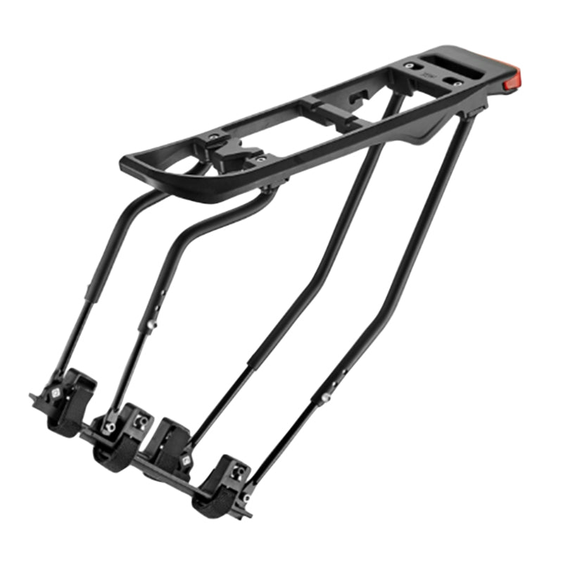 Porte-bagages arrière alu noir fixation haubans 26" à 29" compatible Basil MIK – vue 2