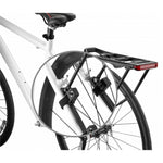 Porte-bagages arrière alu noir fixation haubans 26" à 29" compatible Basil MIK