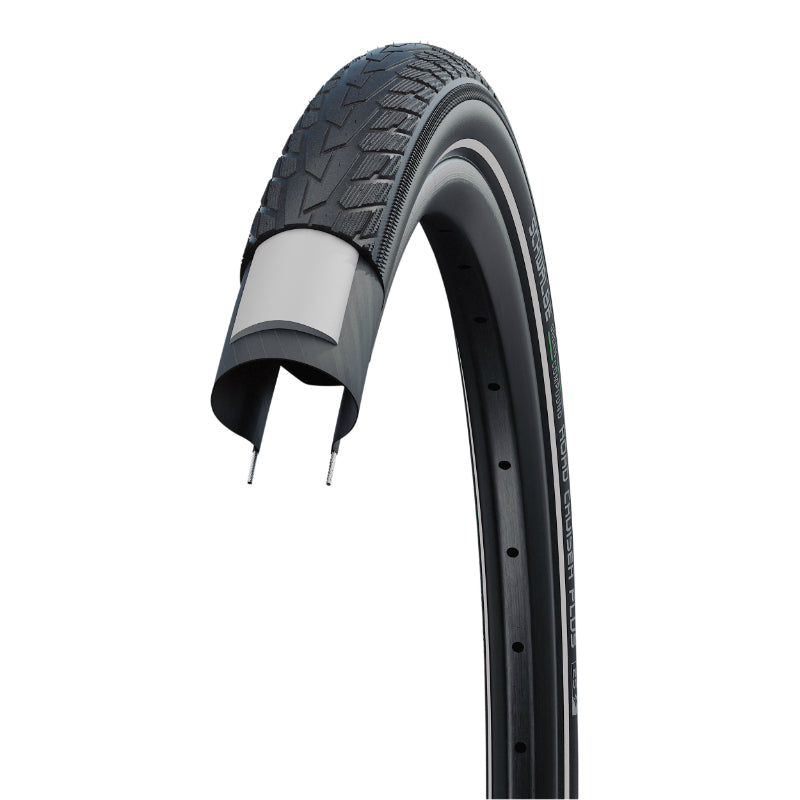 Pneu VTT urbain Schwalbe Road Cruiser Plus noir tringle rigide – 29 x 2,15 (55-622)