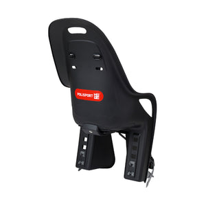 Siège enfant arrière Polisport Koari sur cadre noir 9-22 kg
