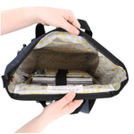 Sacoche arrière Hapo.G Roll-top medium convertible sac à dos – Bleu